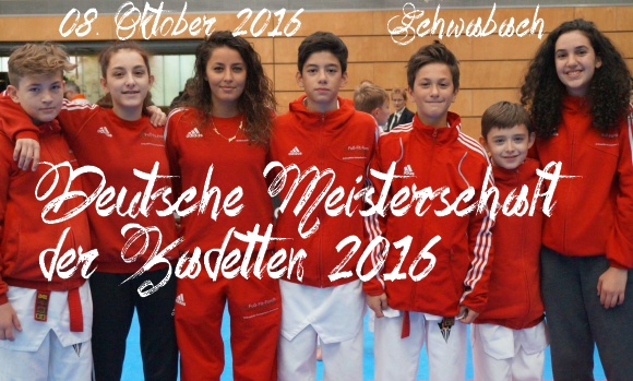 Deutsche Meisterschaft der Kadetten 2016 in Schwabach - Titel