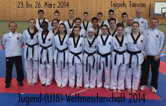 Jugend-(U18)-Weltmeisterschaft 2014 in Taipeh - Titel