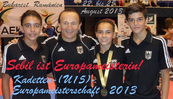 Kadetten-(U15)-Europameisterschaft 2013 in Bukarest - Titel