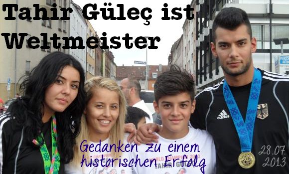 Tahir und Rabia Gülec mit ihren WM-Medaillen