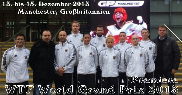 WTF World Grand Prix 2013 in Manchester - Titel