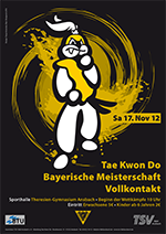 Plakat Bayerische Meisterschaft 2012