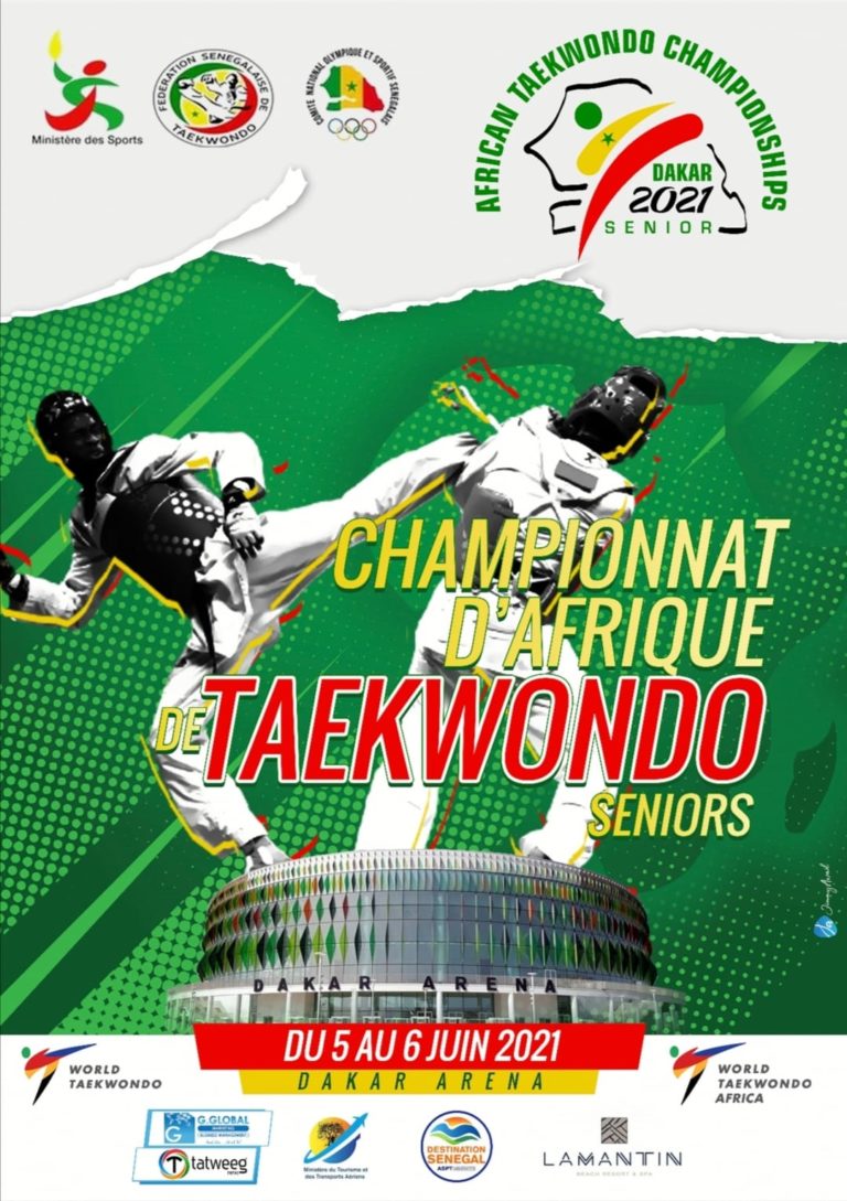 Plakat Afrikameisterschaft Senioren 2021