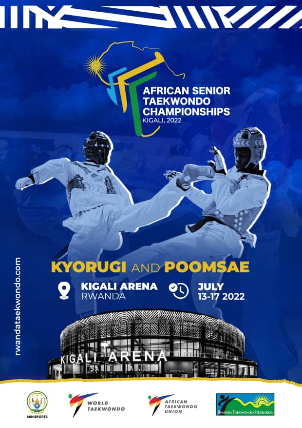 Plakat Afrikameisterschaft Senioren 2022