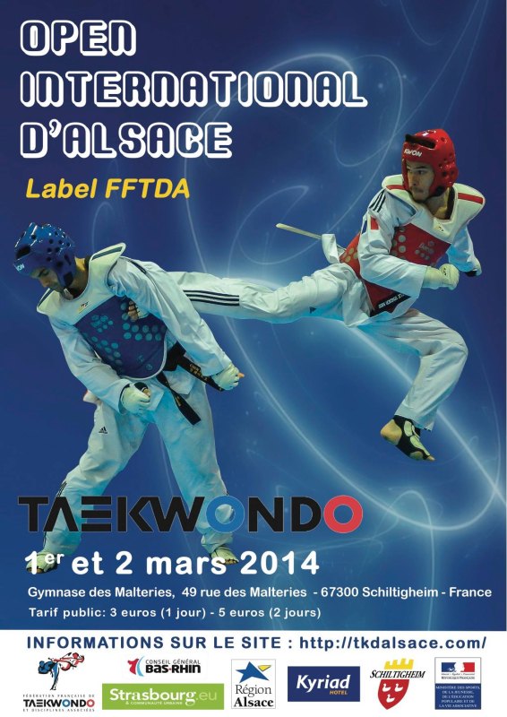 Plakat 18. International Alsace Open 2014