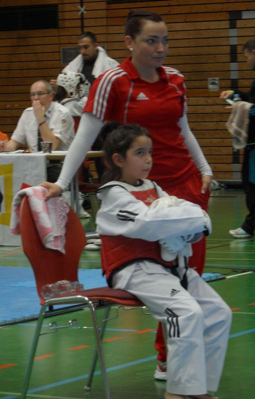Creti Cup Reutlingen 2013 - Alara Öztürk mit Coach Vera Komrsova