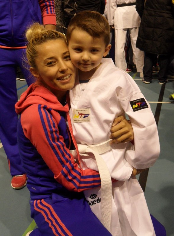 Dutch Open 2014 in Eindhoven - Sümeyye Manz mit ihrem Sohn Aurelio Kaan Manz