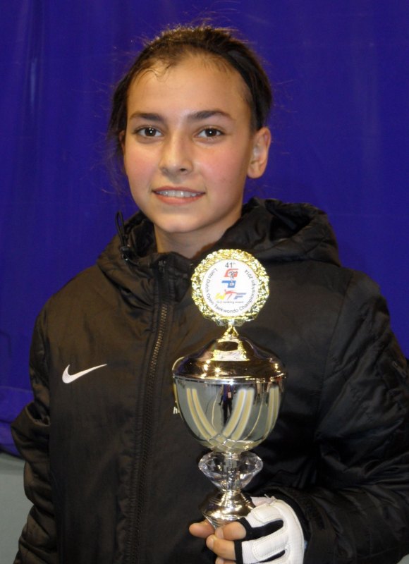 Dutch Open 2014 in Eindhoven - Sebil Kaya mit ihrem Pokal