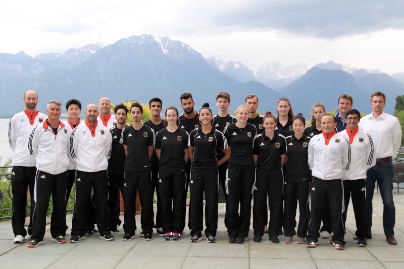 Europameisterschaft 2016 Montreux - DTU-Team