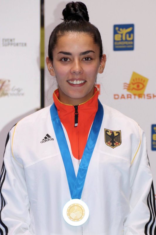 Europameisterschaft 2016 Montreux - Rabia Gülec mit ihrer Bronzemedaille