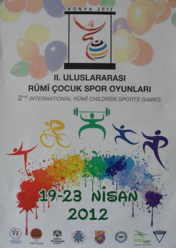 Internationales Kinderturnier Konya 2012 - Bild Plakat