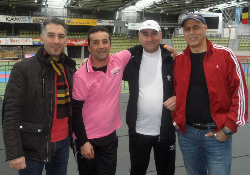 Internationales Kinderturnier Sindelfingen 2014 - Serdar Yilmaz, Bahri Gül, Mustafa Danel und Abbas Rezaie