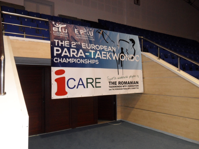 Kadetten-(U15)-Europameisterschaft 2013 in Bukarest - Plakat 2. Behinderten-Europameisterschaft