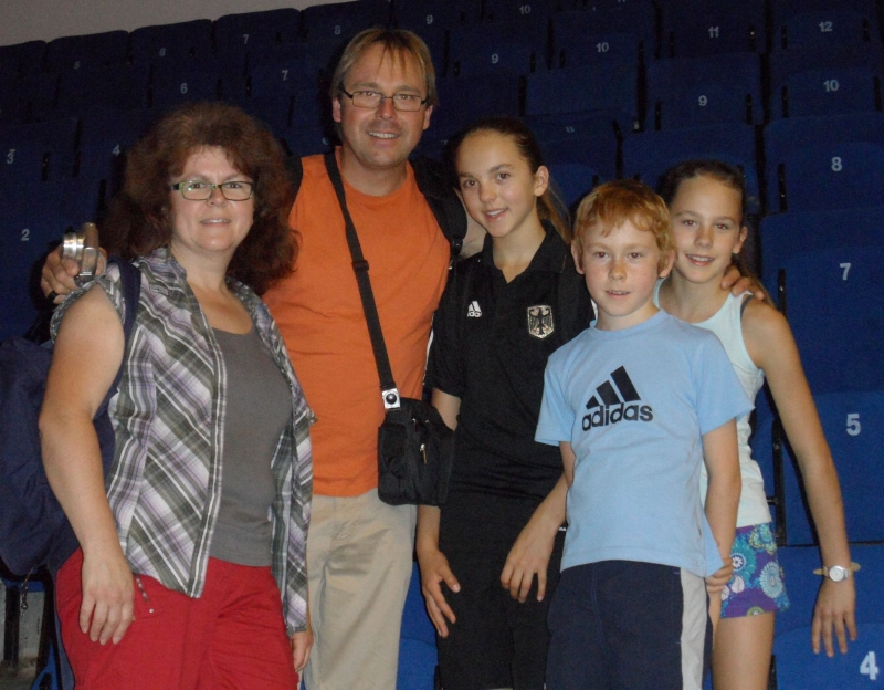 Kadetten-(U15)-Europameisterschaft 2013 in Bukarest - Familie Beckstein