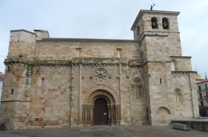 Romanische Kirche Santiago del Burgo in Zamora