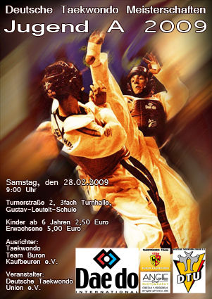 Plakat Deutsche Meisterschaft Jugend A 2009