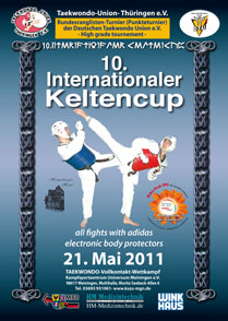 Plakat 10. Internationaler Keltencup 2011